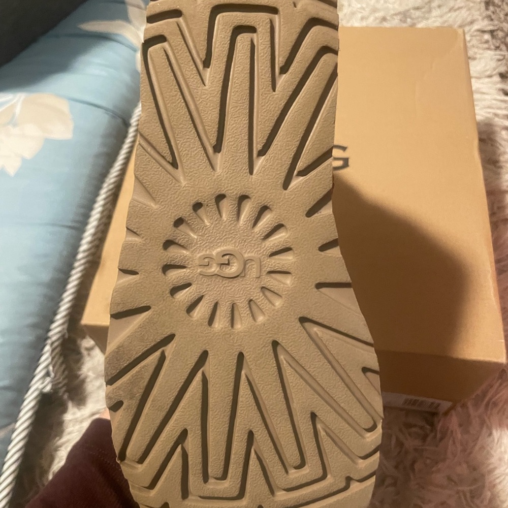Cozy Tan Suede UGG Platform Boots - Picture 9 of 13